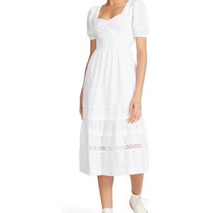 NWT Betsey Johnson White Speckled Dress S